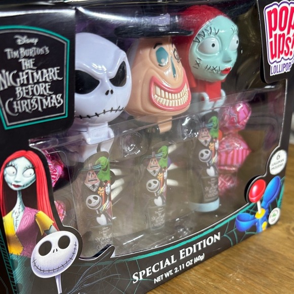 Disney Nightmare Before Christmas Pop Ups Lollipop Special Edition Gift Set NIB - Picture 2 of 6